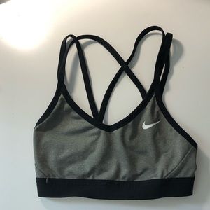 Nike Grey Cross Back Sports Bra XS